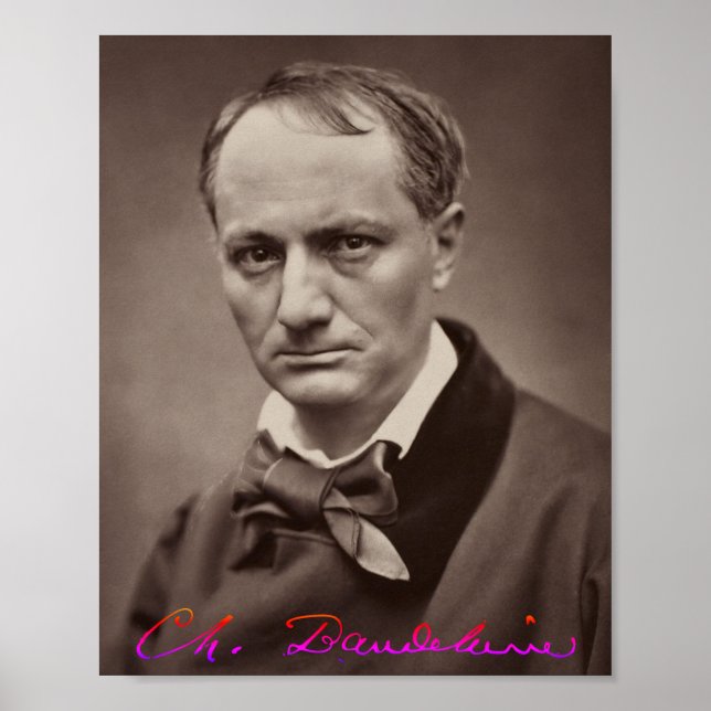 Charles Baudelaire Poster (Framsidan)