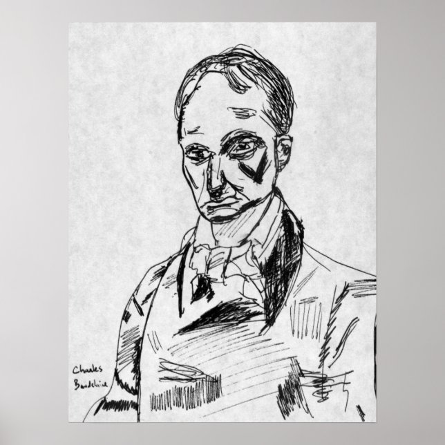 Charles Baudelaire Poster (Framsidan)