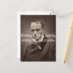 Charles Baudelaire Vykort