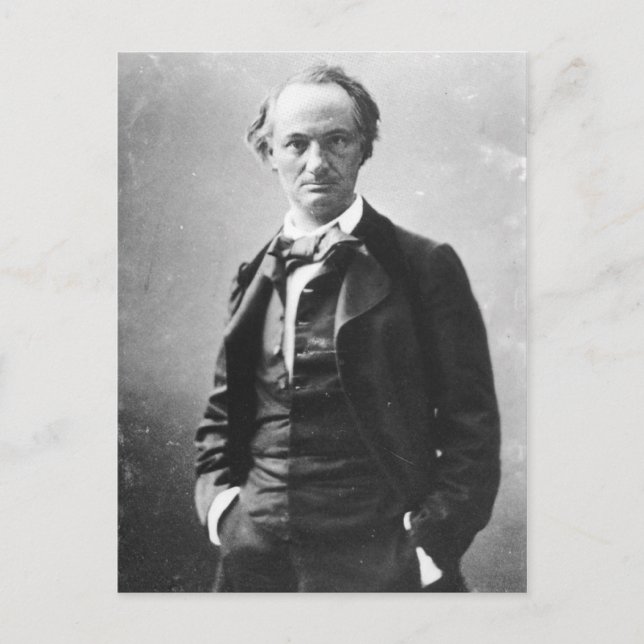 Charles Baudelaire Vykort (Framsida)