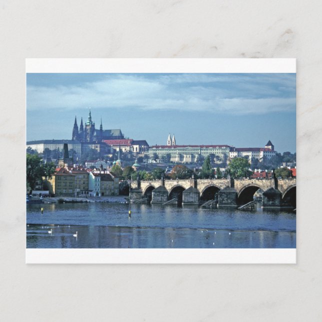 Charles Brdge Prague Castle Tom Wurl.jpg Vykort (Framsida)