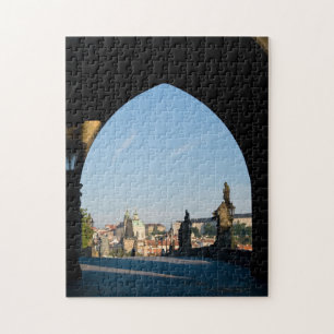 Charles bridge and Prague castle, Czech R. Pussel