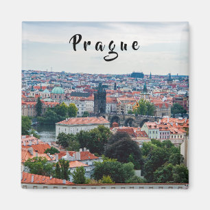Charles bridge och St Nicolas-kyrkan - Prag Magnet