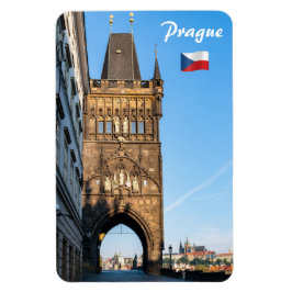 Charles bridge Old torn & Prag castle Magnet