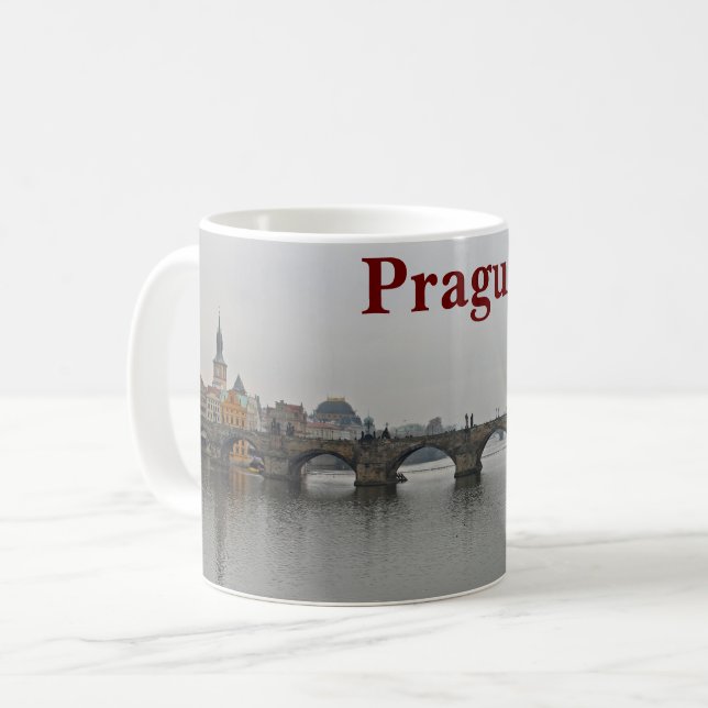 Charles Bridge, Prag Kaffemugg (Framsida vänster)