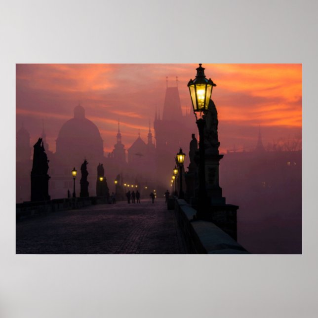 Charles Bridge Prag Poster (Framsidan)