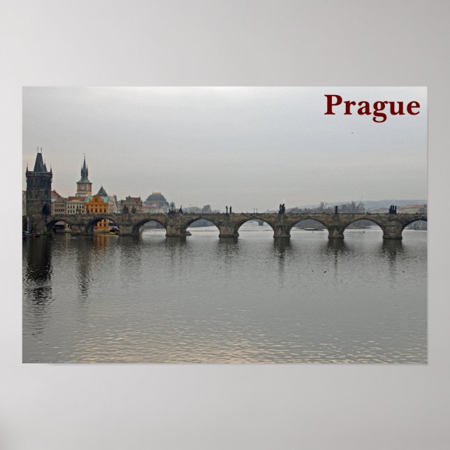 Charles Bridge, Prag Poster (Framsidan)