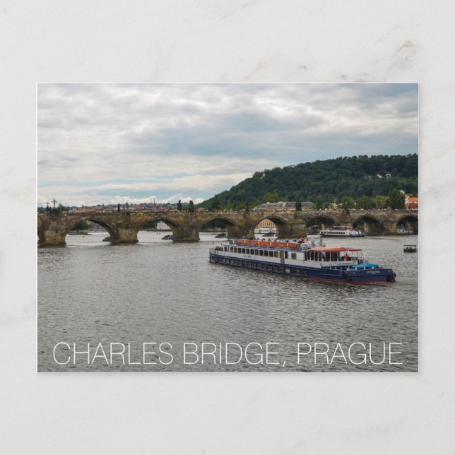 Charles Bridge Prag Vykort (Framsida)