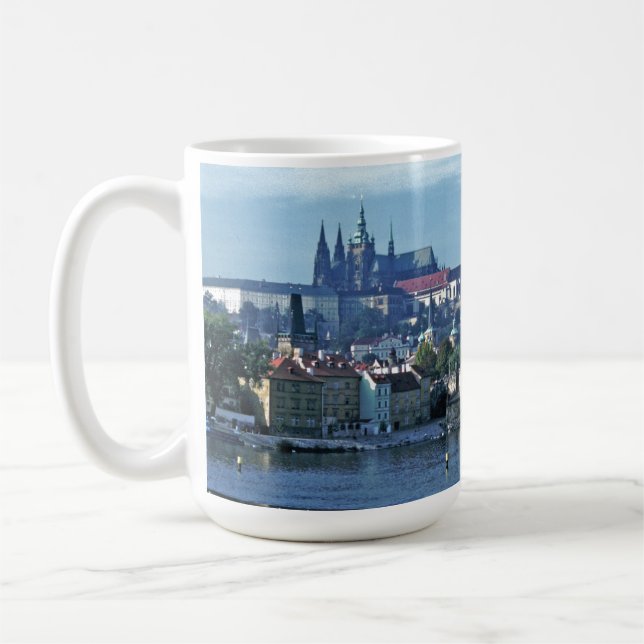 Charles Bridge Prague Castle Kaffemugg (Vänster)
