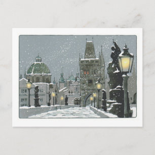 Charles Bridge-vykort Vykort