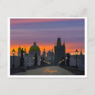 Charles Bridge-vykort Vykort