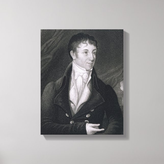 Charles Brockden Brown (1771-1810) graverad av Joh Canvastryck (Framsida)