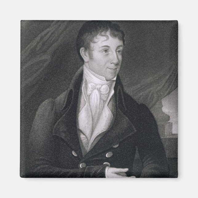 Charles Brockden Brown (1771-1810) graverad av Joh Magnet (Framsidan)