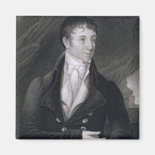Charles Brockden brunt (1771-1810) som inristas av Magnet
