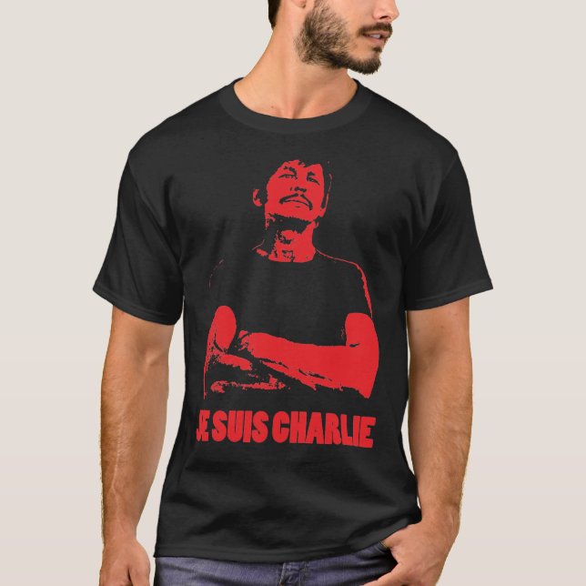 Charles Bronson - Je Suis Charlie Classic T-Shirt (Framsida)