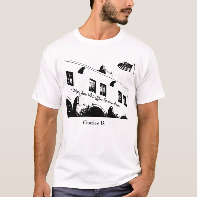 Charles Bukowski citationstecken (vit) Tee Shirt (Framsida)