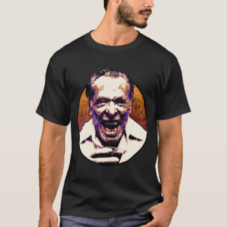 Charles Bukowski Halftone Dots T Shirt