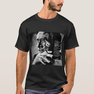 Charles Bukowski - svart - citat Postcard.png T Shirt