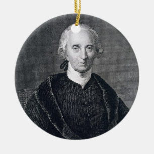 Charles Carroll av Carrollton som inristas av Julgransprydnad Keramik
