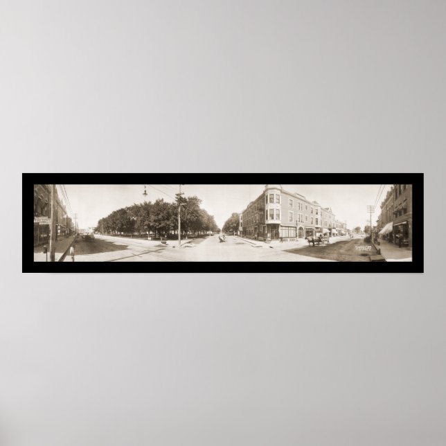 Charles City, Iowa Photo 1907 Poster (Framsidan)