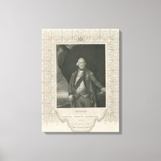 Charles Cornwallis Canvastryck (Framsida)