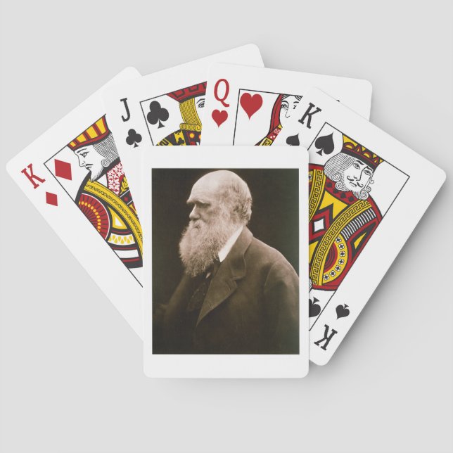 Charles Darwin (1809-82) (fotoet) Casinokort (Baksidan)