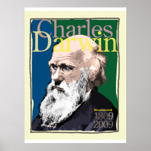 Charles Darwin affisch