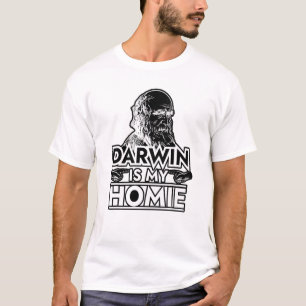 Charles Darwin är min Homie Evolution T Shirt