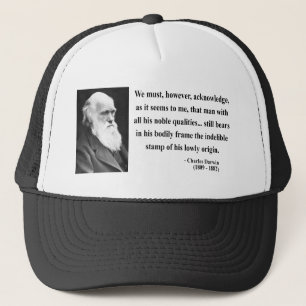 Charles Darwin citationstecken 1b Truckerkeps