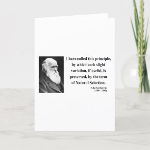 Charles Darwin citationstecken 6b Kort
