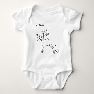Charles Darwin - jag tänker (svarten) Tee Shirt