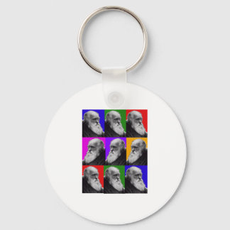 Charles Darwin Pop Art Gifts for All Ages Nyckelring