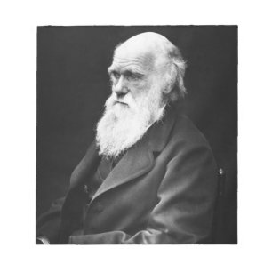 Charles Darwin Porträtt Anteckningsblock