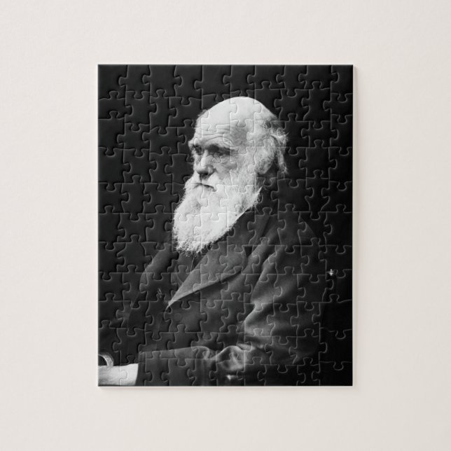 Charles Darwin Porträtt Pussel (Vertikal)
