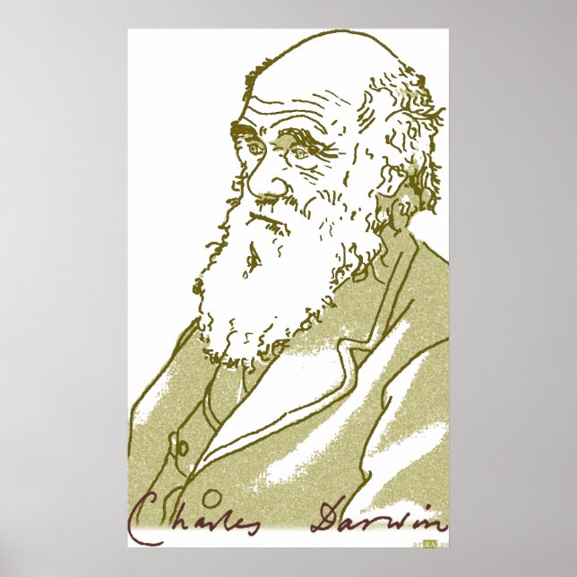 Charles Darwin, Poster (Framsidan)