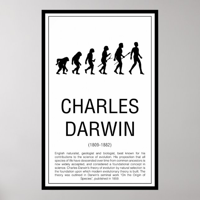 Charles Darwin Poster (Framsidan)