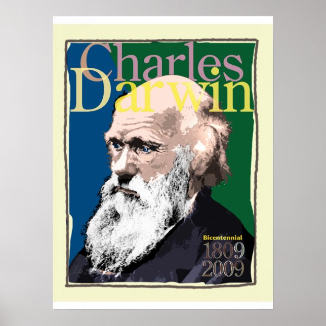 Charles Darwin poster (Framsidan)