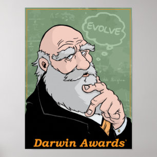Charles Darwin rådgivning Poster
