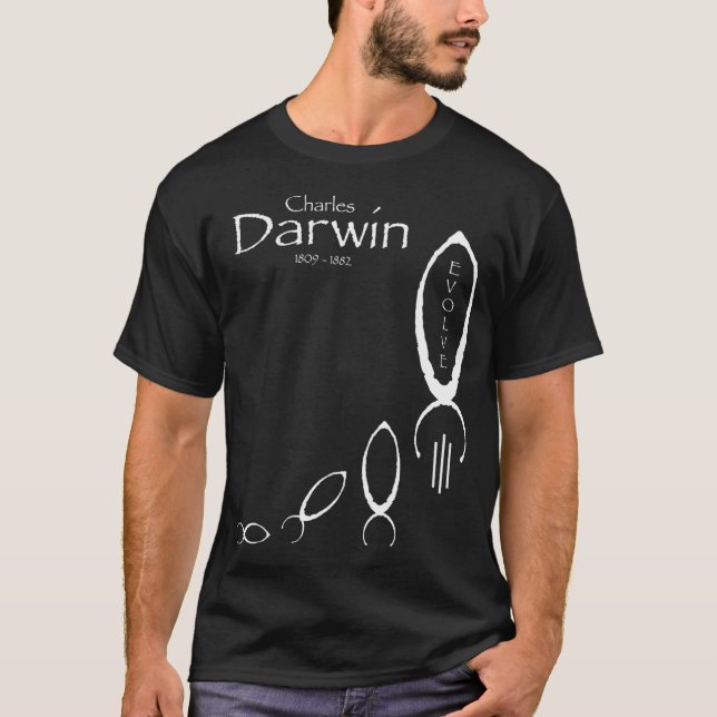 Charles Darwin Rocket Tröja (Framsida)