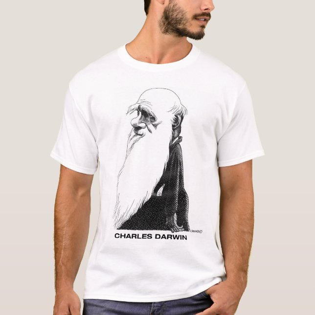 Charles Darwin T-Shirt (Framsida)