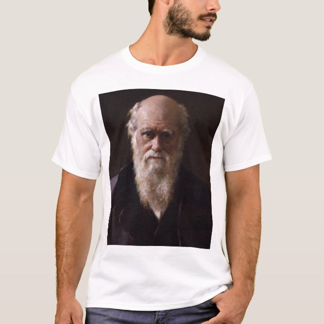 Charles Darwin T-tröja T-shirt (Framsida)