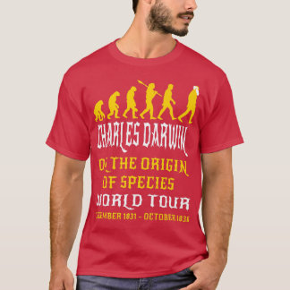 Charles Darwin Ursprung Species World our Evolve S T Shirt
