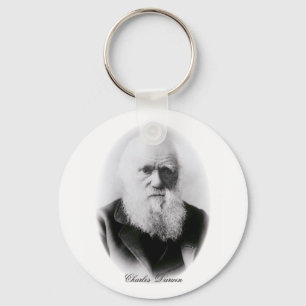 Charles Darwin Vignette Nyckelring