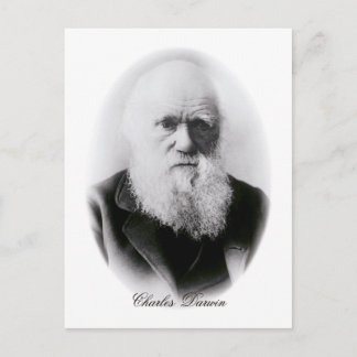 Charles Darwin Vignette Vykort