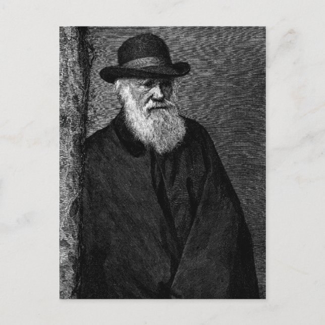 Charles Darwin-vykort Vykort (Framsida)