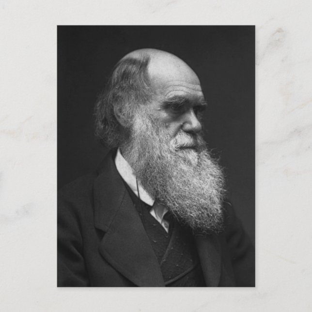 Charles Darwin-vykort Vykort (Framsida)