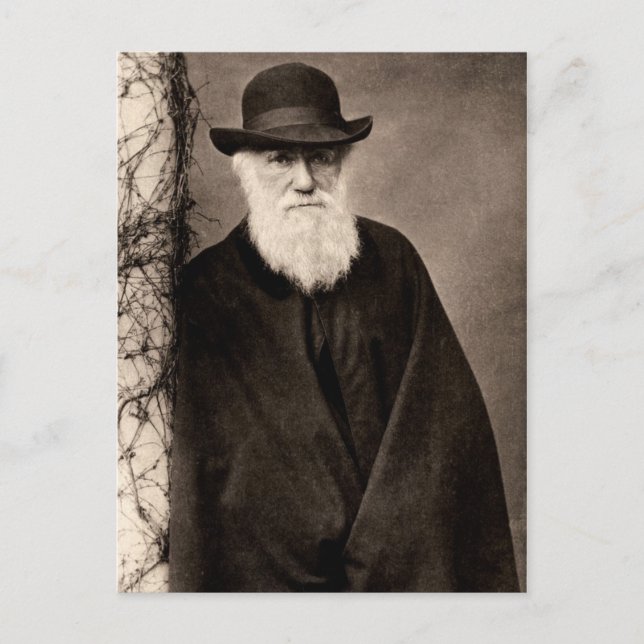 Charles Darwin-vykort Vykort (Framsida)
