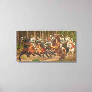 Charles de Bold på Horseback Canvastryck