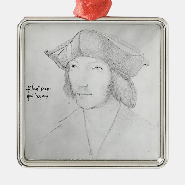 Charles de Bourbon 16th århundrade Julgransprydnad Metall (Framsidan)