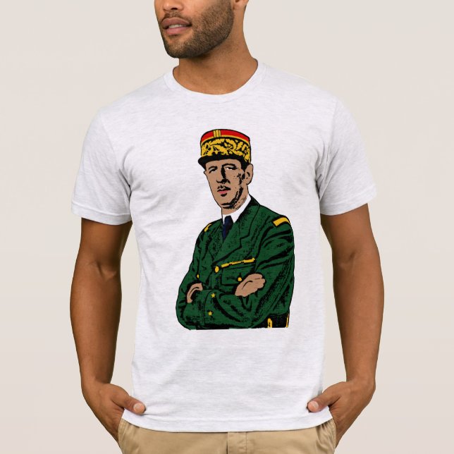 Charles de Gaulle T-shirt (Framsida)